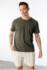 Men's T-shirt, Standard Fit, Basic Crew Neck T-shirt, BASIC-NO MODEL1