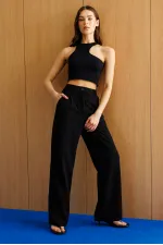 Pantalon palazzo oversize pour femme PANTS-001