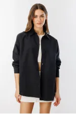 Oversize Basic Women's Shirt WOMEN-BASIC-SHIRT