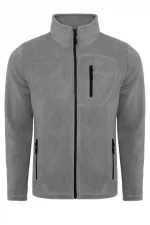 Veste polaire tactique d'extérieur pour homme Genius Store, fermeture éclair intégrale et 3 poches, modèle POLAR-GNS