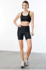 Soutien-gorge de sport légèrement rembourré avec détail au dos (CROSS-TOP)