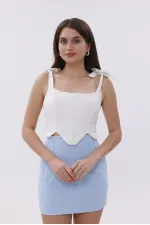 FundacshoosesXGenius Women's Darted Skirt, Non-See-Through Laminated Women's Skirt WOMEN'S SKIRT