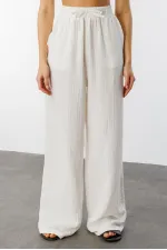 Müslin Palazzo Kadın Pantolon MÜSLİN-PANTOLON