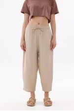 Women's Harem Pants with Pockets, Ayrobin Harem Pants, Adjustable Elastic Waistband, WOMEN'S SHALBAR