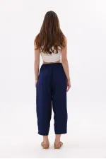 Women's Harem Pants with Pockets, Ayrobin Harem Pants, Adjustable Elastic Waistband, WOMEN'S SHALBAR