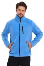 Veste polaire tactique d'extérieur pour homme, fermeture éclair intégrale et 3 poches, POLAR-GNS