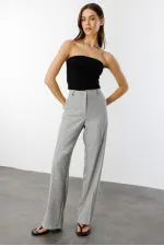 Kadın Yüksek Bel Wide Leg Kumaş Pantolon PANTOLON-004