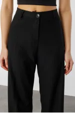Kadın Yüksek Bel Wide Leg Kumaş Pantolon PANTOLON-004