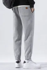 Genıus Store Erkek Eşofman İçi Polarlı Bağcıklı Bel Jogger Spor Eşofman Altı SPOR-ESF001