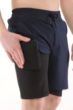 Short de course pour homme, séchage rapide, en micropolymère, idéal pour l'entraînement et le fitness sur gazon synthétique. Short d'athlète 1