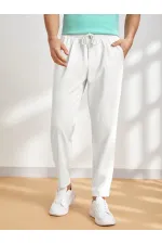 Men's Jogger Pants with Elastic Waistband and Pockets - Men's Jogger Pants