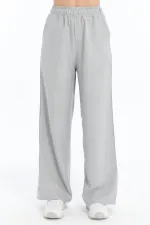 Kadın Pantolon Keten Karışımlı Belİ Lastikli Kırışmaz Kumaş Pantolon KETEN-PANTOLON