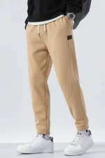 Genıus Store Erkek Eşofman İçi Polarlı Bağcıklı Bel Jogger Spor Eşofman Altı SPOR-ESF001