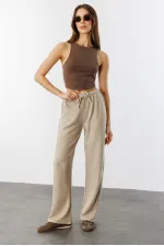 Soft Loose Knit Women's Trousers KNITTED-TROUSERS