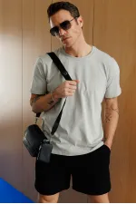 Men's T-shirt 100% Cotton Regular Fit Standard Cut Crew Neck Basic T-shirt BASIC-T-SHIRT1