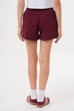 Kadın Modal Şort Beli Lastikli Cepli Şort MODAL-ŞORT