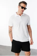  Erkek Çekmeyen Pamuklu Kumaş Regular Fit Standart Kesim Polo Yaka Tişört POLOYAKA-T-SHIRT1