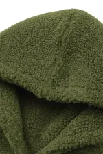 Sweat à capuche en polaire sherpa doublé en peau d'agneau pour homme Genius Store SHERPA-KAP