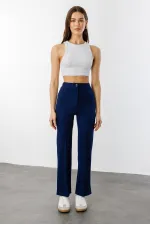 Kadın Yüksek Bel Toparlayıcı Ispanyol Paça Palazzo Pantolon PANTOLON-003