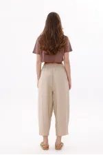 Women's Harem Pants with Pockets, Ayrobin Harem Pants, Adjustable Elastic Waistband, WOMEN'S SHALBAR