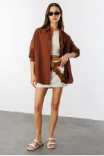 Oversize Basic Women's Shirt WOMEN-BASIC-SHIRT