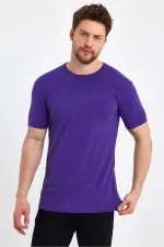 Men's Crew Neck Basic Dark Gray T-Shirt