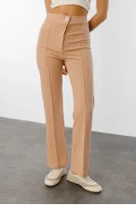 Women's High Waist Shaping Spanish Flare Palazzo Pants PANTS-003