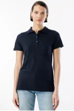 Women's Basic Polo Shirt WOMEN'S-POLO COLLAR