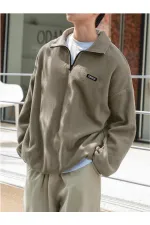 Sweat-shirt polaire oversize pour homme