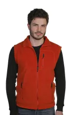 Gilet polaire pour homme, veste de sport outdoor entièrement polaire avec 3 poches, 8 couleurs