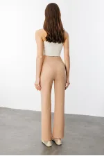 Kadın Yüksek Bel Toparlayıcı Ispanyol Paça Palazzo Pantolon PANTOLON-003