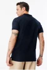  Erkek Çekmeyen Pamuklu Kumaş Regular Fit Standart Kesim Polo Yaka Tişört POLOYAKA-T-SHIRT1