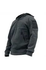 Store Men's Polar Outdoor Hooded Combat Tactical Fleece with Pockets