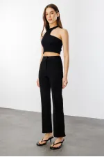 Kadın Yüksek Bel Toparlayıcı Ispanyol Paça Palazzo Pantolon PANTOLON-003