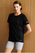 Kadın Nem Emici Hızlı Kuruma Atletik Teknik Performans Spor T-shirt DRIFIT-KISAKOL