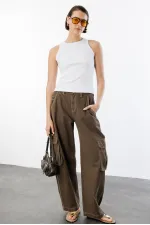 Débardeur basique pour femme à bretelles larges et aspect côtelé ATLET2