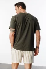 T-shirt homme 100 % coton, coupe classique, col rond, basique, BASIC-T-SHIRT1