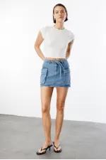 Women's Short-Sleeved Crop T-shirt CROP-T-SHIRT