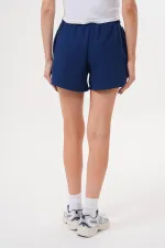 Kadın Modal Şort Beli Lastikli Cepli Şort MODAL-ŞORT