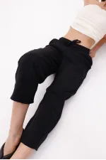 Women's Harem Pants with Pockets, Ayrobin Harem Pants, Adjustable Elastic Waistband, WOMEN'S SHALBAR