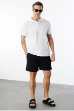  Erkek Çekmeyen Pamuklu Kumaş Regular Fit Standart Kesim Polo Yaka Tişört POLOYAKA-T-SHIRT1