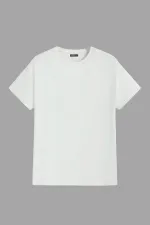 Men's T-shirt, Standard Fit, Basic Crew Neck T-shirt, BASIC-NO MODEL1