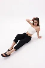 Women's Harem Pants with Pockets, Ayrobin Harem Pants, Adjustable Elastic Waistband, WOMEN'S SHALBAR