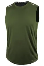 Men's Moisture-Wicking, Quick-Drying Athletic Technical Performance Sleeveless T-shirt DRIFIT-SIFIRKOL