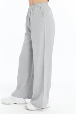 Kadın Pantolon Keten Karışımlı Belİ Lastikli Kırışmaz Kumaş Pantolon KETEN-PANTOLON