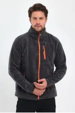 Veste polaire tactique d'extérieur pour homme, fermeture éclair intégrale, 3 poches, POLAR-GNS