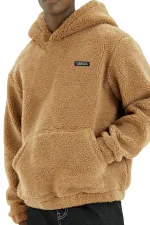 Sweat à capuche en polaire sherpa doublé en peau d'agneau pour homme Genius Store SHERPA-KAP