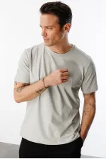 Men's T-shirt 100% Cotton Regular Fit Standard Cut Crew Neck Basic T-shirt BASIC-T-SHIRT1