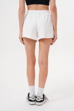 Kadın Modal Şort Beli Lastikli Cepli Şort MODAL-ŞORT