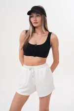 Women's Modal Shorts with Elastic Waist and Pockets MODAL-SHORTS